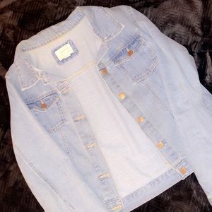 F21 Light Denim Jacket